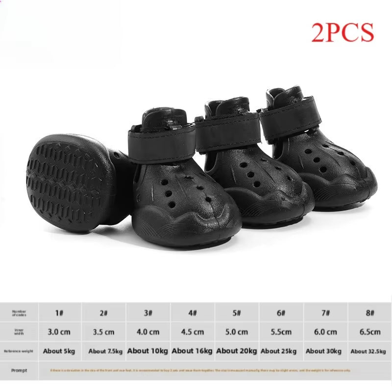 Pet Dog Outdoor Breathable Sandals Mesh Shoes Teddy Running Hole Dog Shoes Pet Shoes Easy to Wear