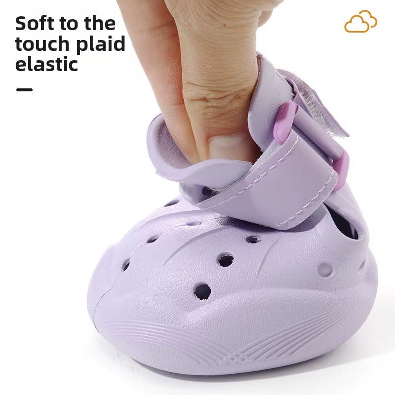 Pet Dog Outdoor Breathable Sandals Mesh Shoes Teddy Running Hole Dog Shoes Pet Shoes Easy to Wear