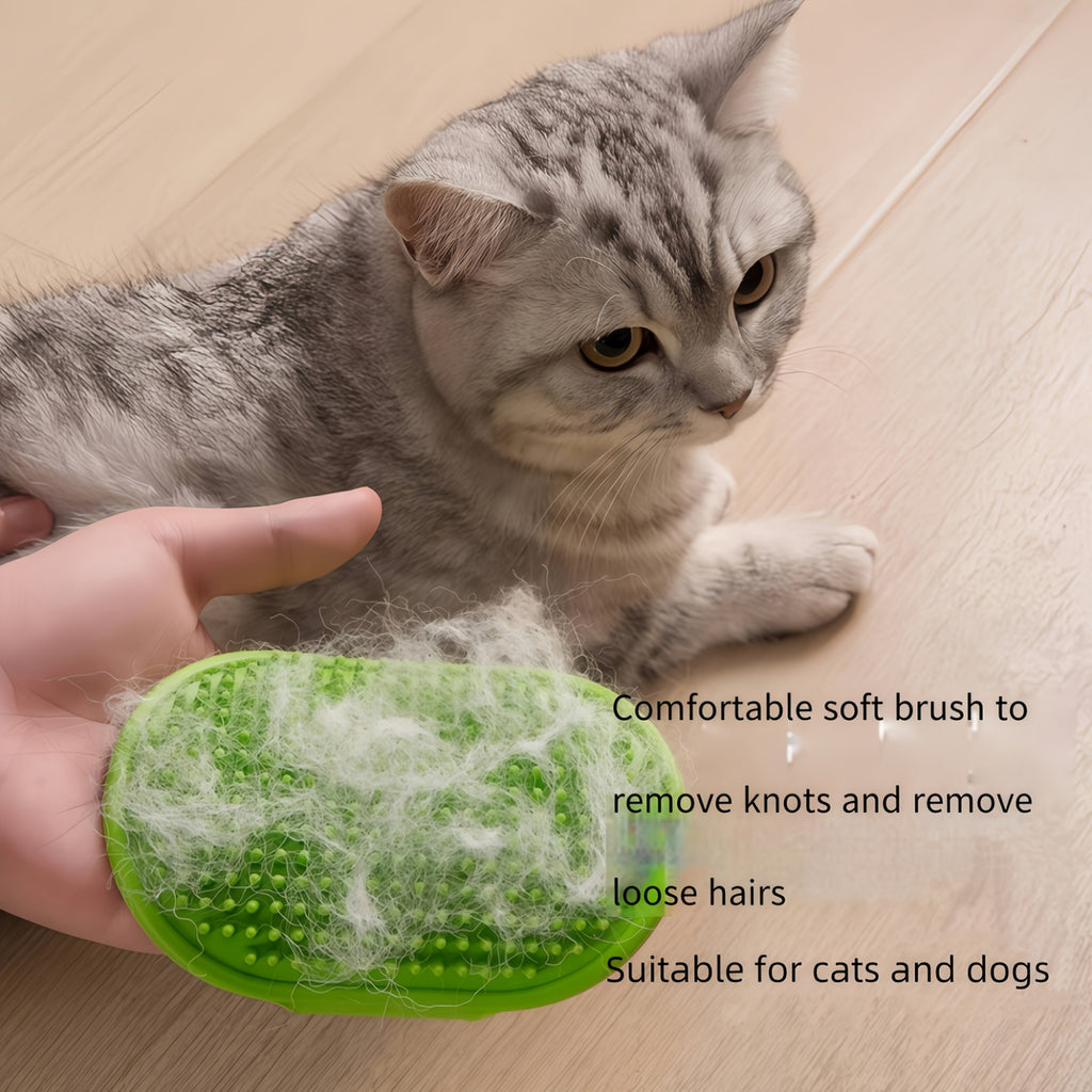 2-In-1 Portable Dog Cat Bathtub with Massage Grooming Brush Set