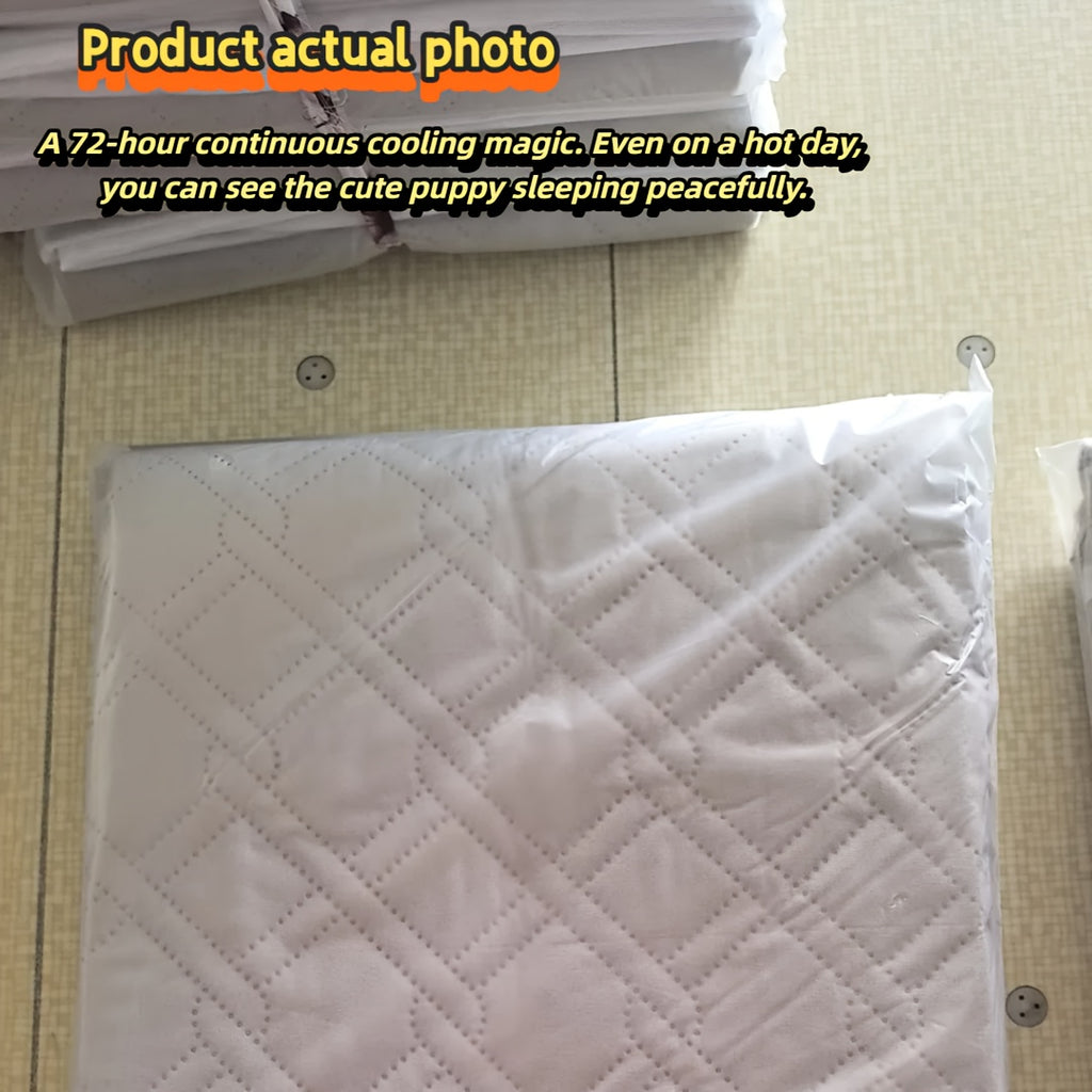 Pet Cooling Pad with Washable Cover & Anti-Slip Bottom