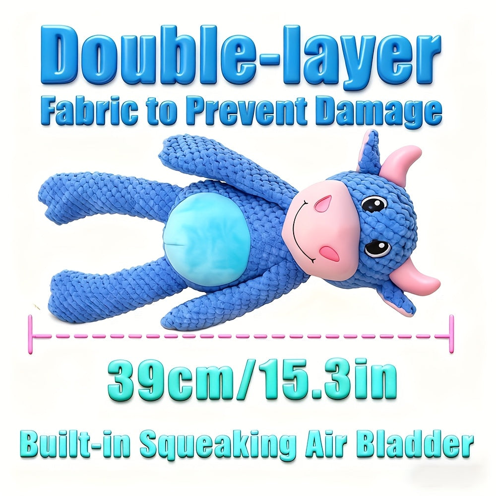 XXL Heavy-Duty Tear-Resistant Plush Chew Toy for Dogs & Cats
