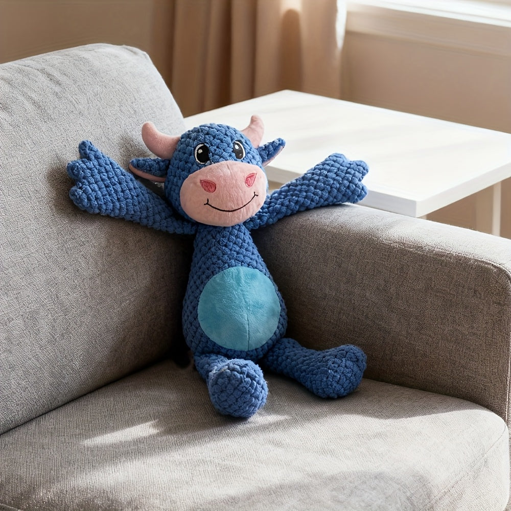 XXL Heavy-Duty Tear-Resistant Plush Chew Toy for Dogs & Cats