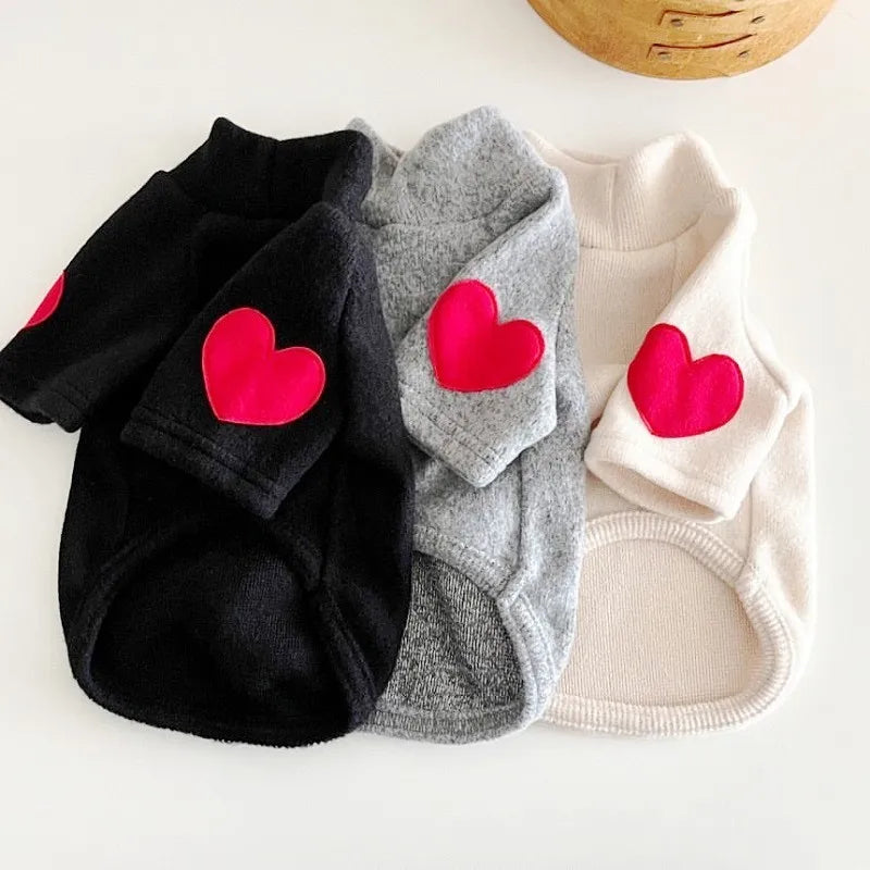 Heart Hoodie for small breeds