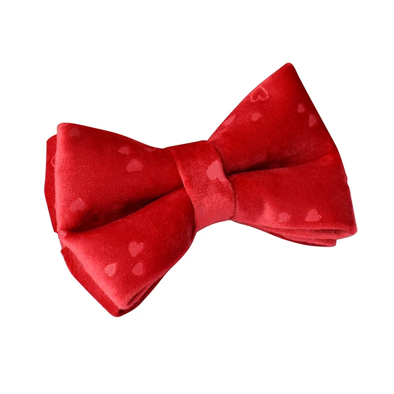 Customised Red Heart-shaped  Collar