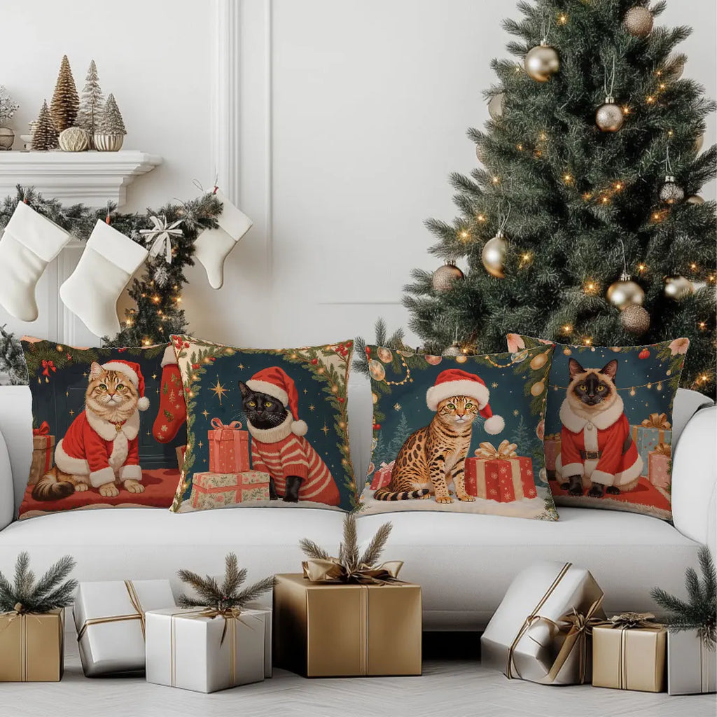 Christmas Animal Pillow Cover
