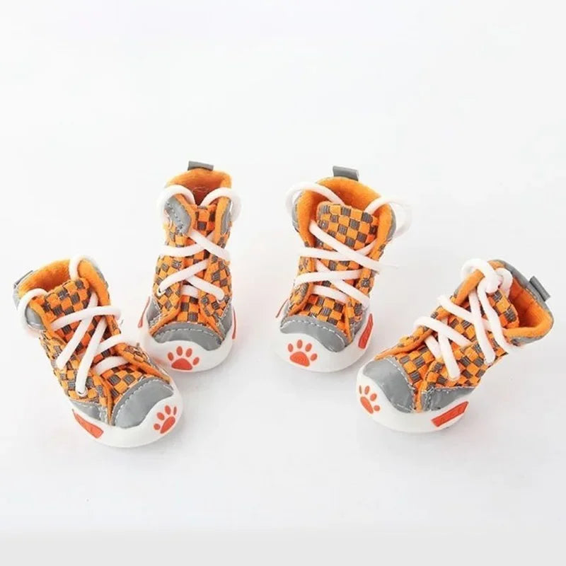 Breathable Doggy Summer Sneakers Set of 4 