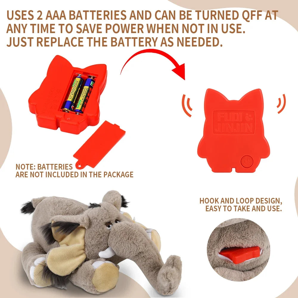 Mammoth-Heartbeat Stuffed Toy for Dogs