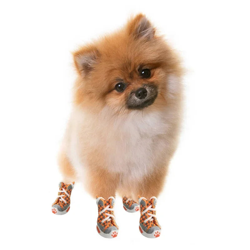 Breathable Doggy Summer Sneakers Set of 4 
