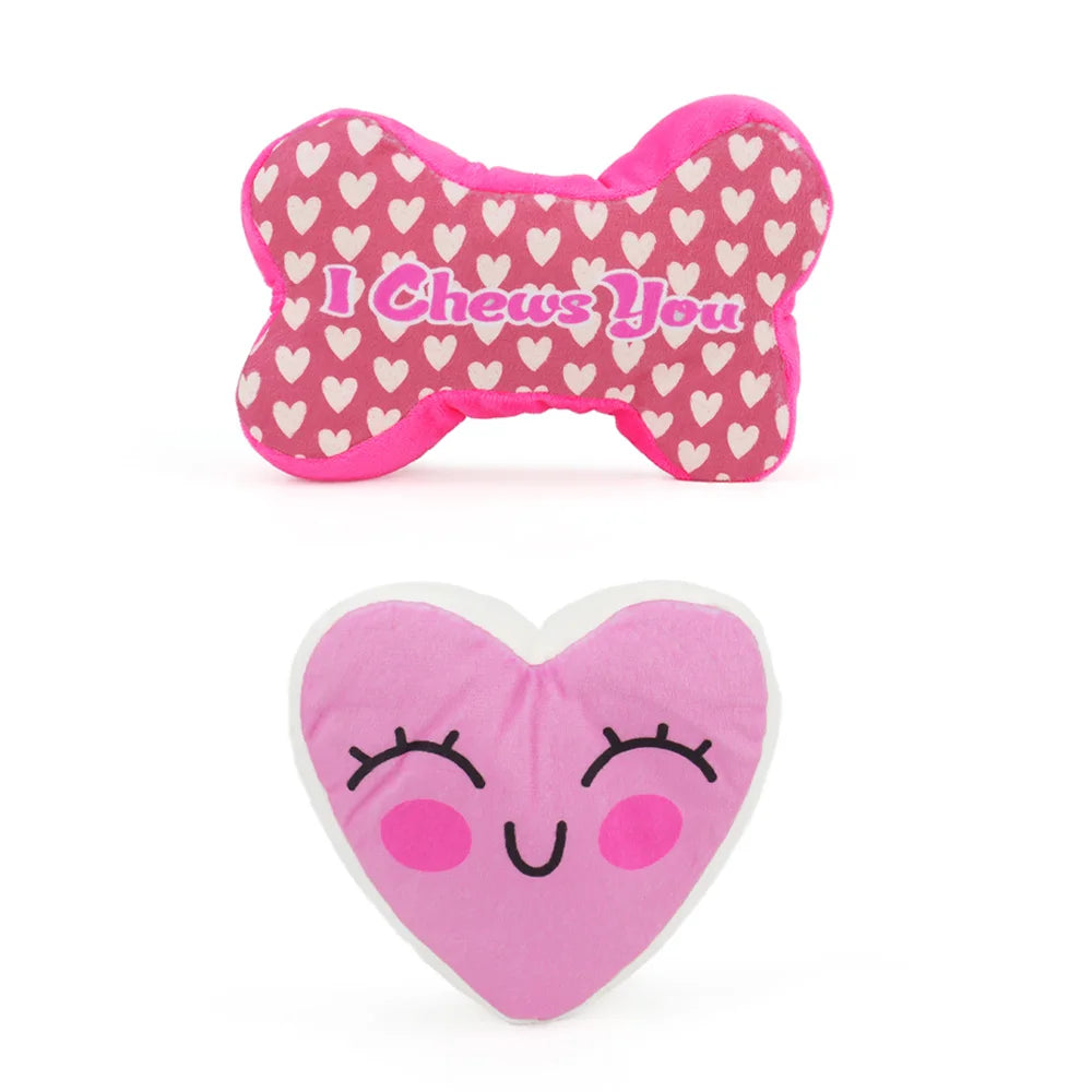 2pcs Pet Toy Valentine's Day Gift